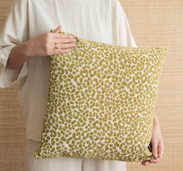 Kissen Siem Leopard Grün