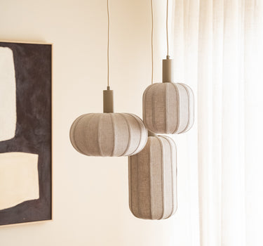 Hanglamp Tufia Linnen