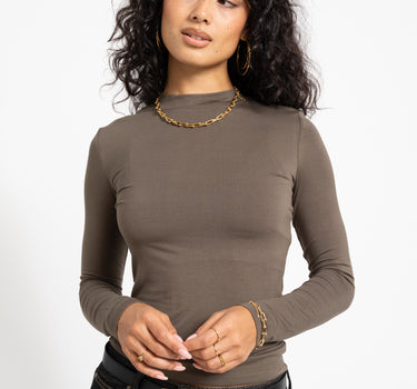 TILTIL Anni Higneck Long Sleeve Olive