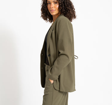 TILTIL Indy Open Back Blazer Groen