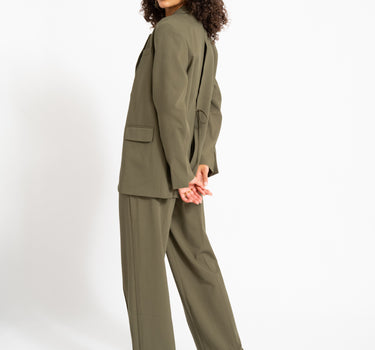 TILTIL Sanne Pintuck Pantalon Donkergroen