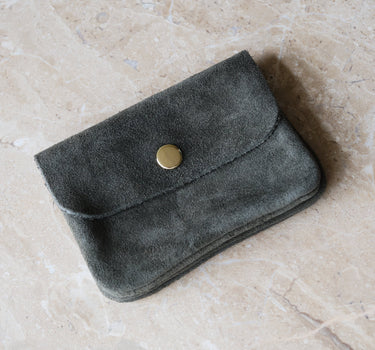 Wallet Lisa Small Real Suede Groen