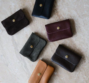 Wallet Lisa Small Real Suede Groen