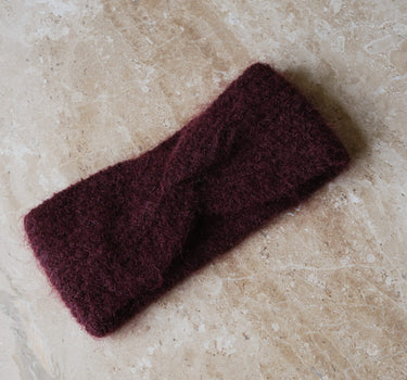 TILTIL Stirnband Strick Zoey Bordeaux