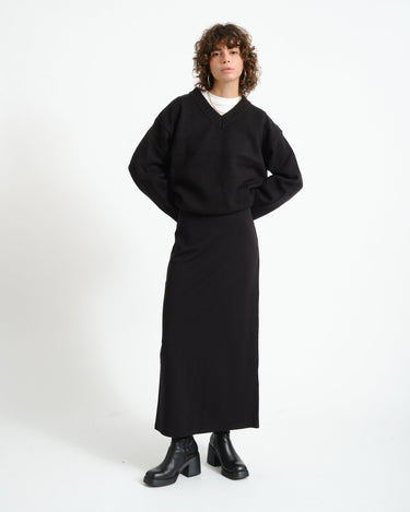 Aware Elani Ankle Skirt Black - Things I Like Things I Love