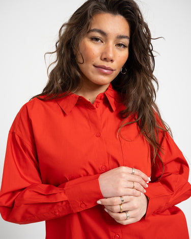 Aware Parina Loose Shirt Molten Lava - Things I Like Things I Love