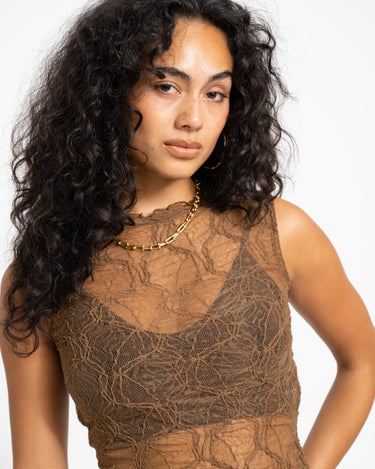 Aware Reffen High Neck Lace Top Vip Thrush - Things I Like Things I Love
