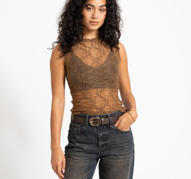 Aware Reffen High Neck Lace Top Vip Thrush - Things I Like Things I Love