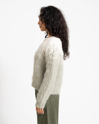 Aware Stroget O-Neck Knit Fog Groen/Birch - Things I Like Things I Love