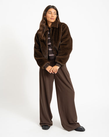 Aware Tacey Polo Knit Chocolate Torte - Things I Like Things I Love