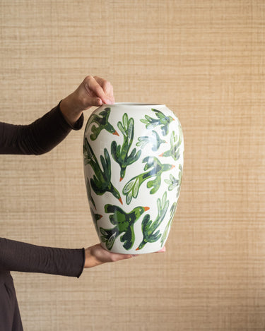 Bloomingville Handgeschilderde Deco Vaas Birdliva - Things I Like Things I Love