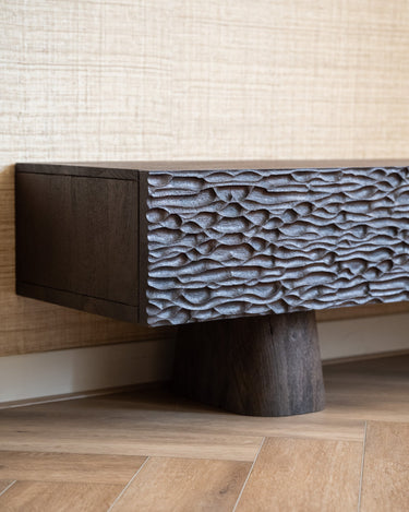 Cabinet Carved Mango Wood Walnut - Things I Like Things I Love