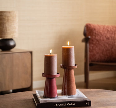 Candle Holder Rosa Metal - Things I Like Things I Love
