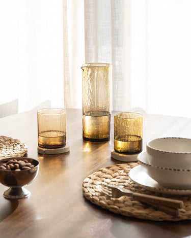 Carafe Mia Glass Amber - Things I Like Things I Love