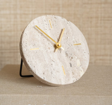 Clock Jenay Travertine - Things I Like Things I Love