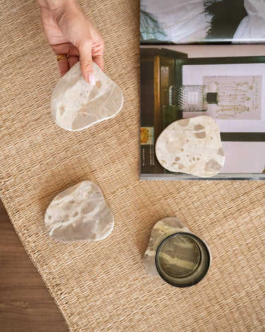 Coaster Marrone Marble 1PC - Things I Like Things I Love
