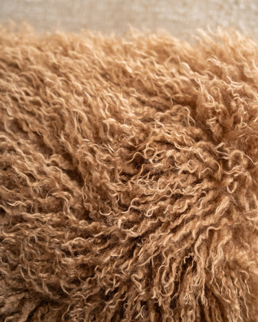 Cushion Doodly Furry Taupe - Things I Like Things I Love
