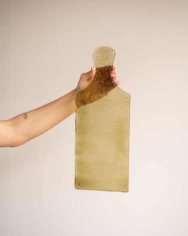 Cutting Board Glass Olive Green - Things I Like Things I Love