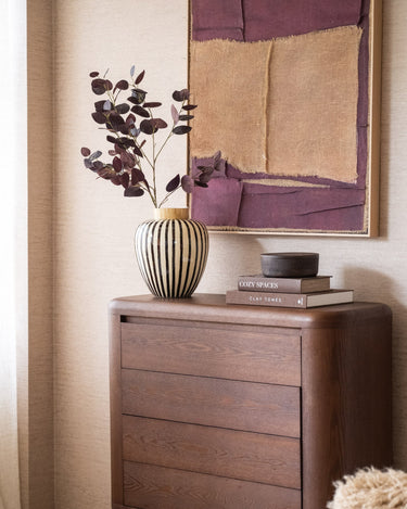 Deco Vaas Leo Gestreept - Things I Like Things I Love