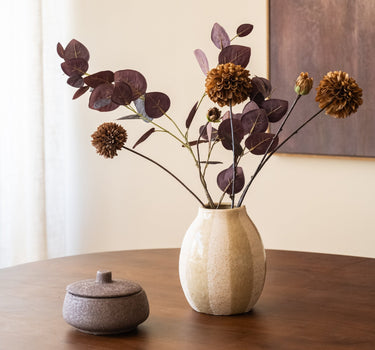 Deco Vaas Vertice Gestreept Rond - Things I Like Things I Love