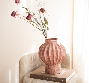 Deco Vase Hakone Coral Pink - Things I Like Things I Love