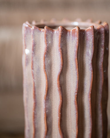 Deco Vase Reed Old Pink - Things I Like Things I Love