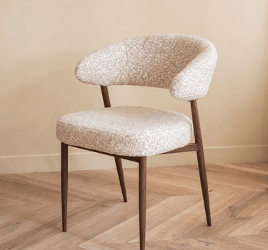 Eetkamerstoel Sil Pattern Beige - Things I Like Things I Love
