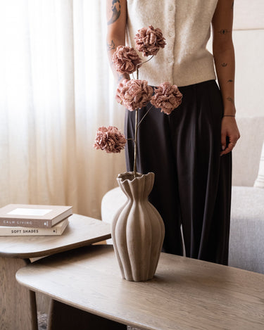 Faux Flower Pompom Eva Pink - Things I Like Things I Love