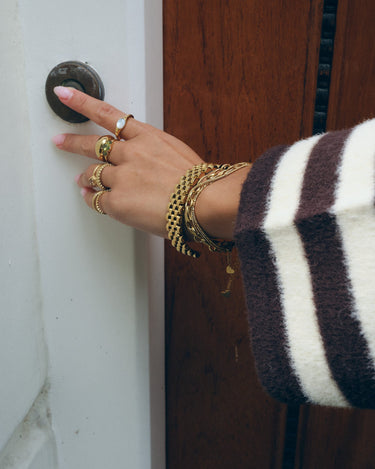 Flat Chain Bracelet Gold - Things I Like Things I Love