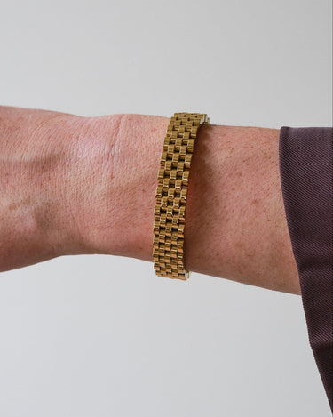 Flat Chain Bracelet Gold - Things I Like Things I Love