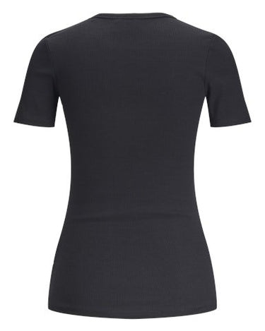 Frankie Rib Tee Black - Things I Like Things I Love