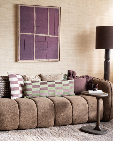 Grote Wanddecoratie Esson Linnen Aubergine - Things I Like Things I Love