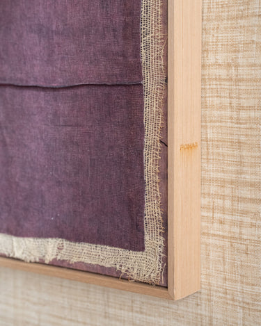 Grote Wanddecoratie Esson Linnen Aubergine - Things I Like Things I Love