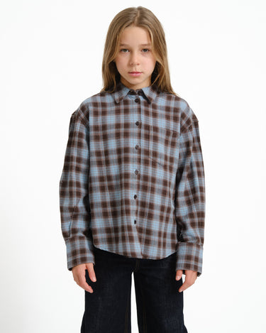 Jamie Check Flannel Shirt GIRLS Skyway Checkered - Things I Like Things I Love