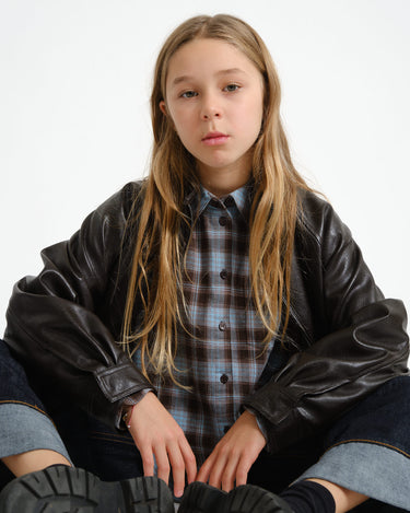 Jamie Check Flannel Shirt GIRLS Skyway Checkered - Things I Like Things I Love