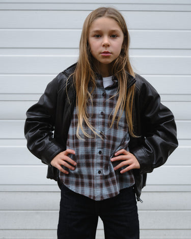Jamie Check Flannel Shirt GIRLS Skyway Checkered - Things I Like Things I Love