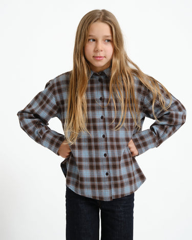 Jamie Check Flannel Shirt GIRLS Skyway Checkered - Things I Like Things I Love
