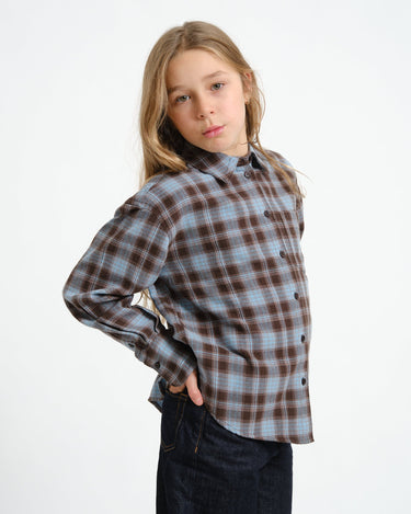 Jamie Check Flannel Shirt GIRLS Skyway Checkered - Things I Like Things I Love