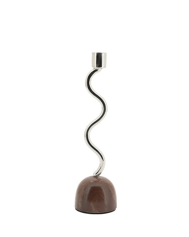 Kandelaar Lumiere Small Zilver - Things I Like Things I Love