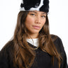Kangol Faux Fur Topper Spotted Cow Print - Things I Like Things I Love