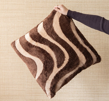 Kussen Maud Swirl Bruin - Things I Like Things I Love