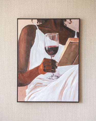 Large Wall Art Sip And Read - Things I Like Things I Love