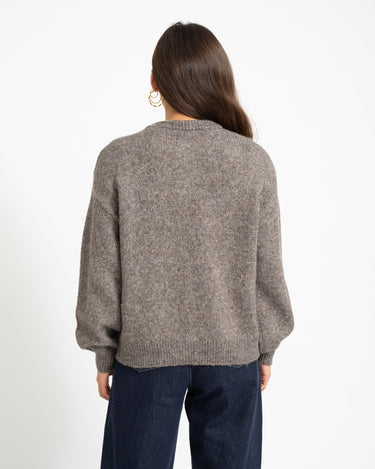 Lou Cardigan Knit Driftwood - Things I Like Things I Love