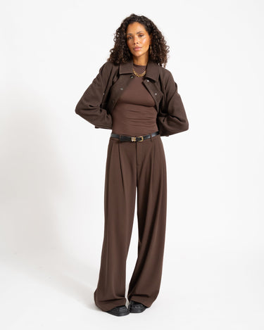 Lucy Short Jacket Chocolate Bruin/Washed - Things I Like Things I Love