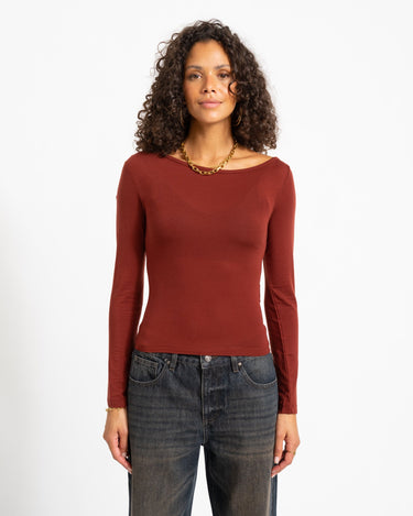 Maya Asym Top Madder Bruin - Things I Like Things I Love