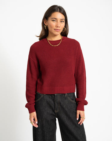 Maysa O-neck Knit Rhubarb - Things I Like Things I Love