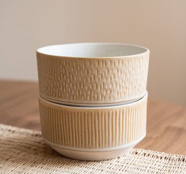 Miyaki Bowl Stripes / Hammered - Things I Like Things I Love