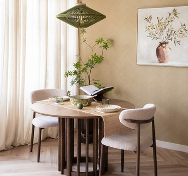 Pendant Lamp Ovni Jute Green - Things I Like Things I Love