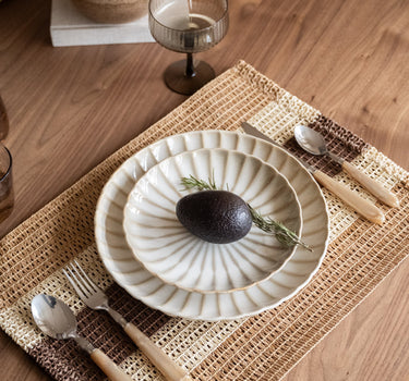 Placemat Alexia Raffia Brown - Things I Like Things I Love