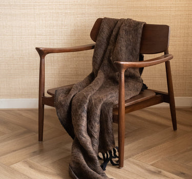 Plaid Wool Blend Brown - Things I Like Things I Love